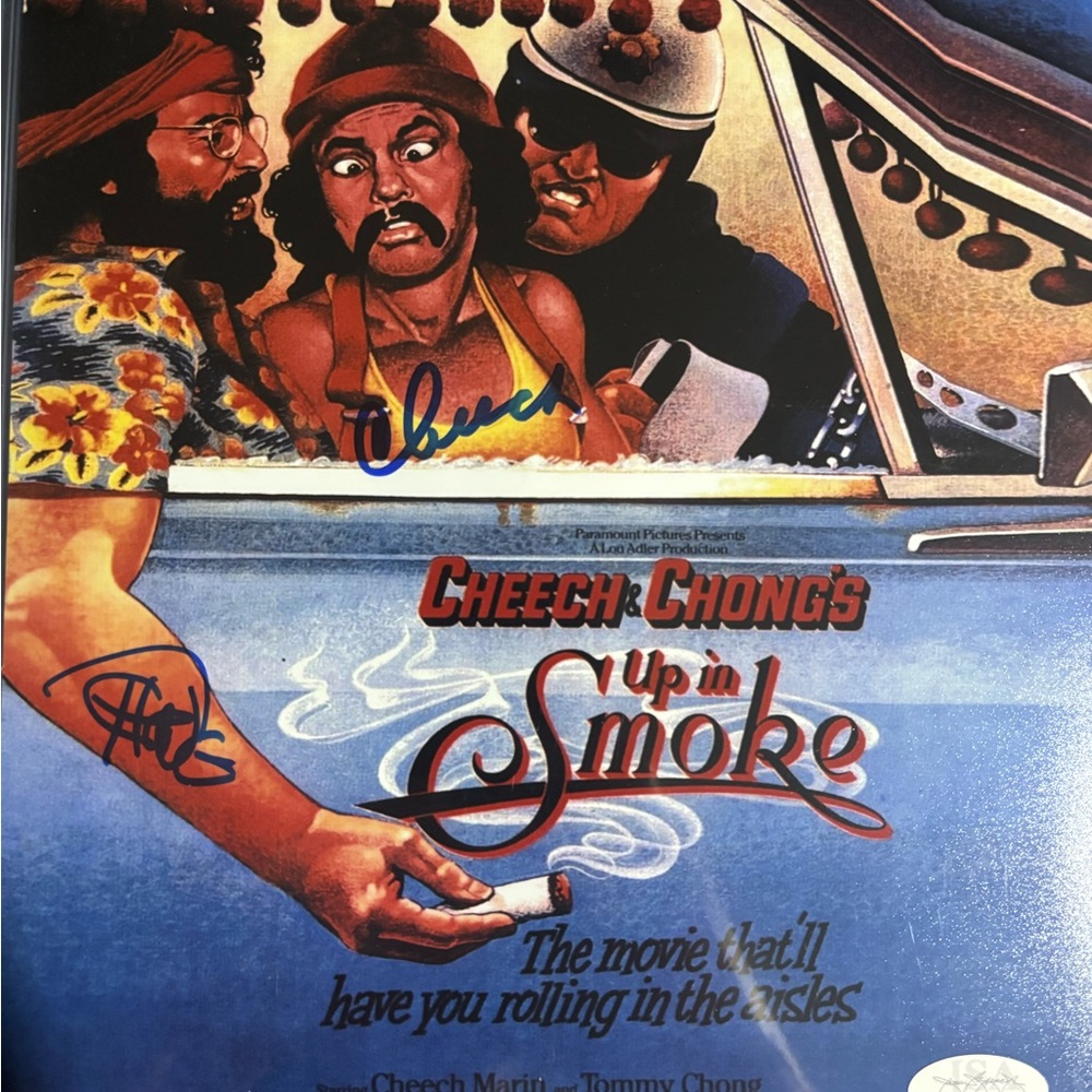 Cheech & Chong's Up in Smoke 8x10‎ Signed with JSA